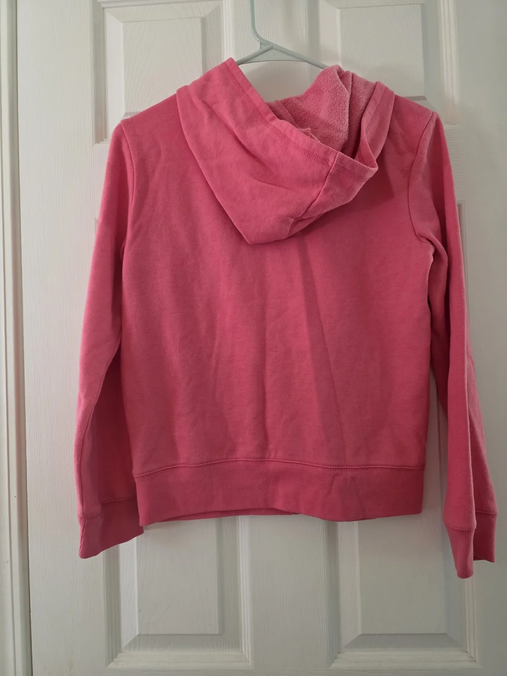 GAP Kids Bright Pink Full-Zip Hoodie with White Logo